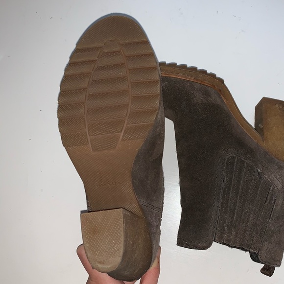 DISCONTINUED Authentic PRADA Brown Suede Booties - Picture 6 of 6